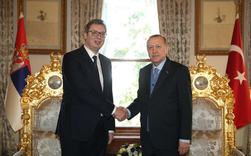 U Istanbulu počeo bilateralni sastanak predsjednika Turske i Srbije